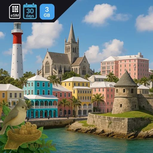 Bermuda - 3 GB - 30 days