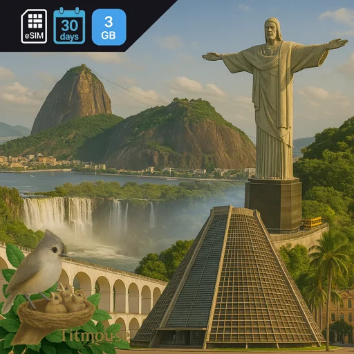 Brazil - 3 GB - 30 days