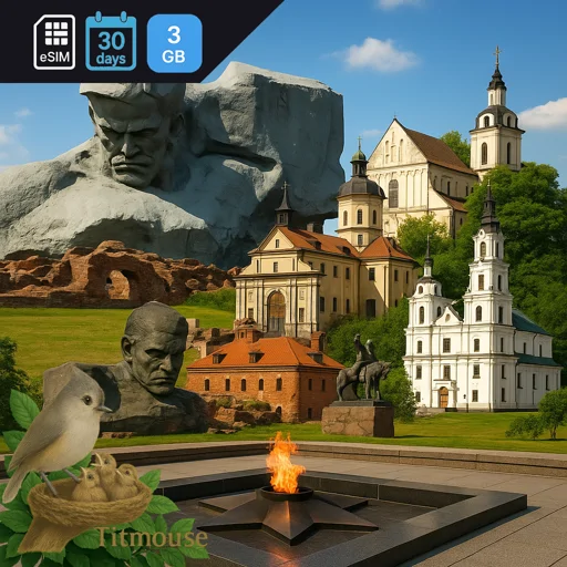 Belarus - 3 GB - 30 Days