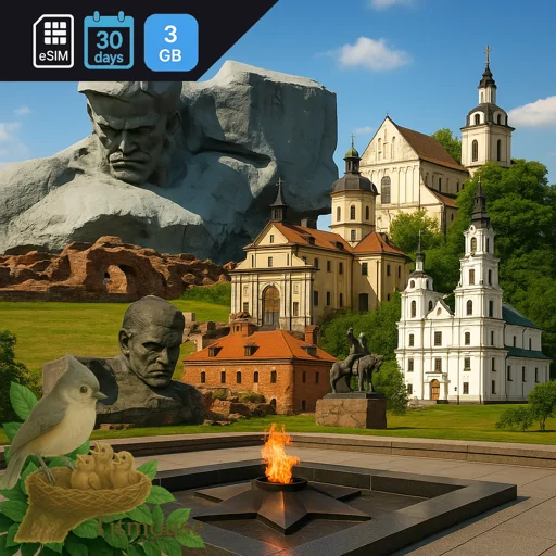 Belarus - 3 GB - 30 Days