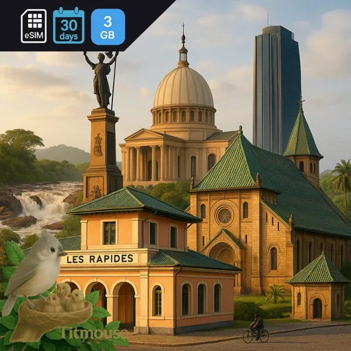 Republic of the Congo - 3 GB - 30 Days