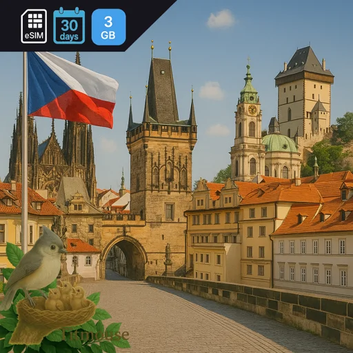 Czech Republic - 3 GB - 30 Days