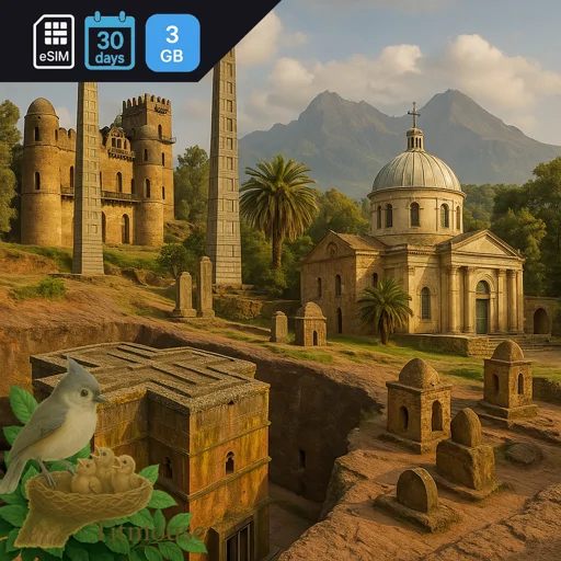 Ethiopia - 3 GB - 30 days