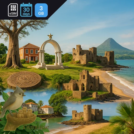 Guinea-Bissau - 3 GB - 30 Days