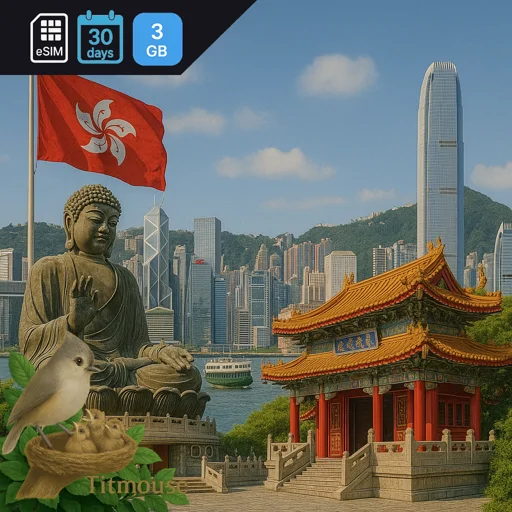 Hong Kong - 3 GB - 30 days