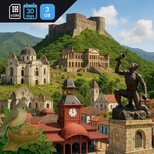 Haiti - 3 GB - 30 days