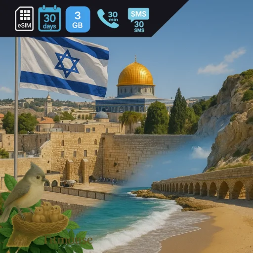 Israel - 3 GB - 30 SMS - 30 Mins - 30 days