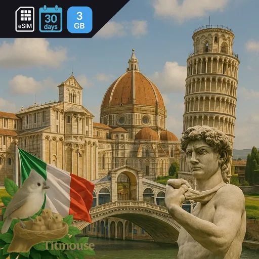 Italy - 3 GB - 30 Days