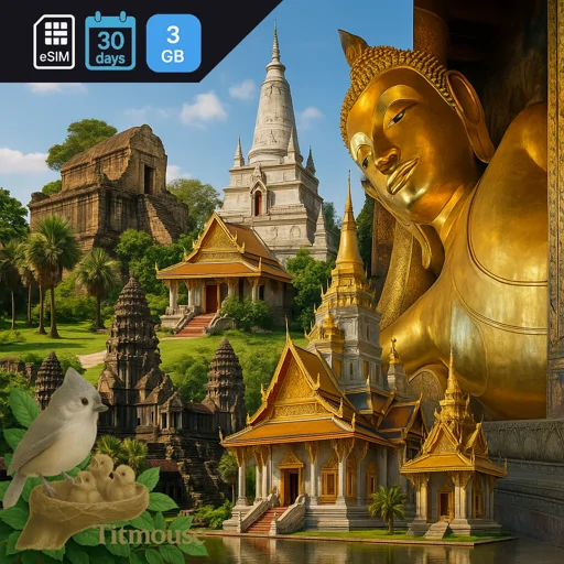 Cambodia - 3 GB - 30 Days