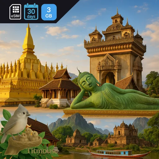 Laos - 3 GB - 30 Days