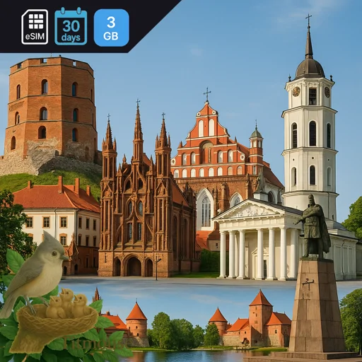 Lithuania - 3 GB - 30 days