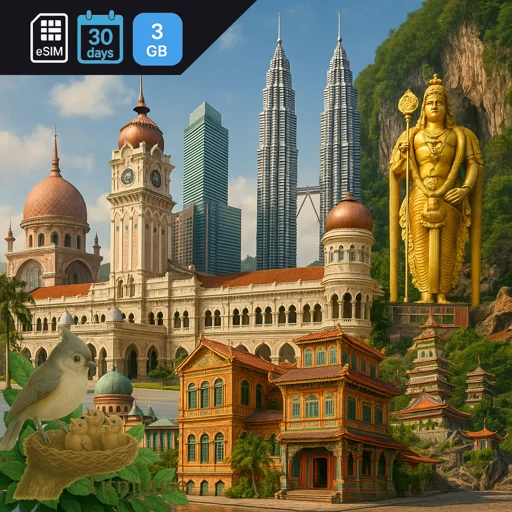Malaysia - 3 GB - 30 days