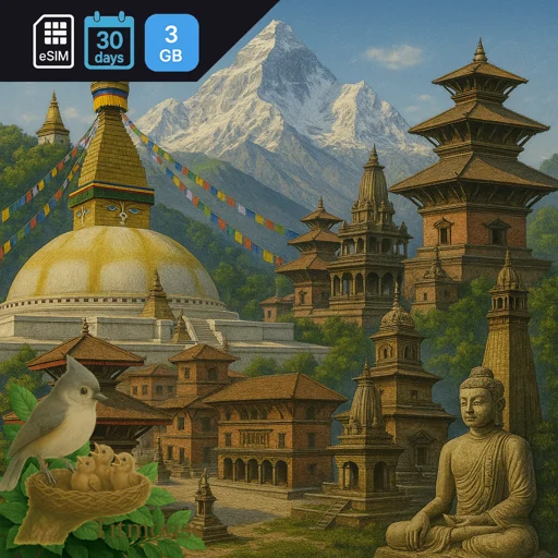 Nepal - 3 GB - 30 Days