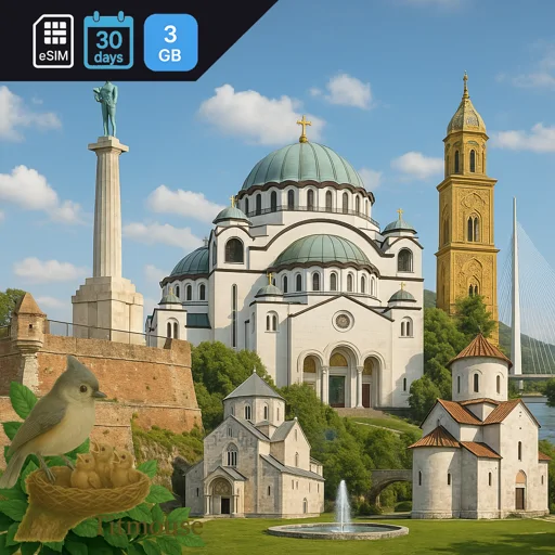 Serbia - 3 GB - 30 days