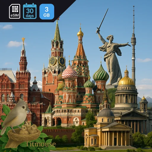 Russia - 3 GB - 30 Days