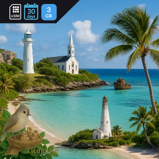 Turks and Caicos Islands - 3 GB - 30 days