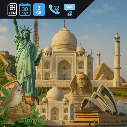 Discover Global - 3 GB - 30 SMS - 30 Mins - 30 Days