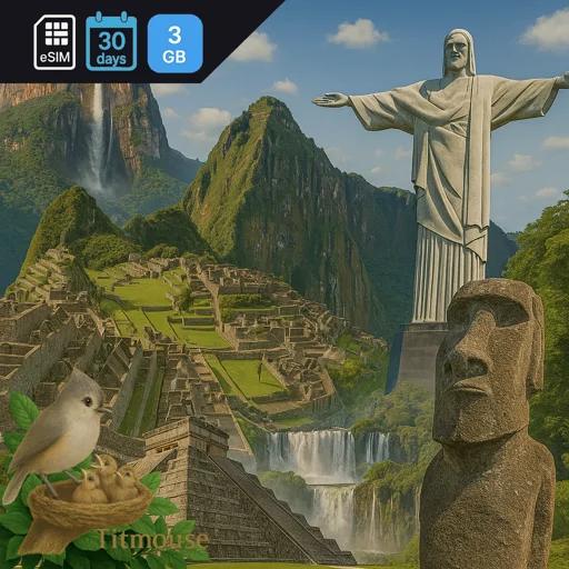 Latin America - 3 GB - 30 Days
