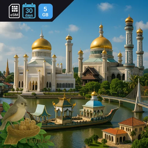 Brunei - 5 GB - 30 Days