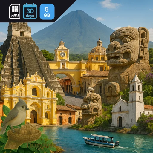 Guatemala - 5 GB - 30 days