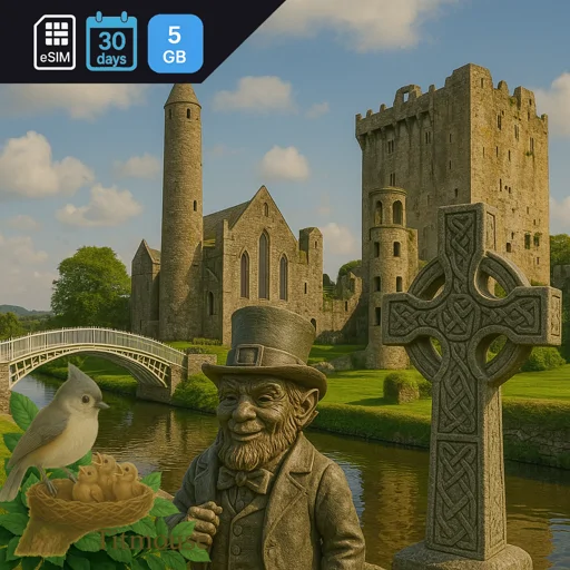 Ireland - 5 GB - 30 Days