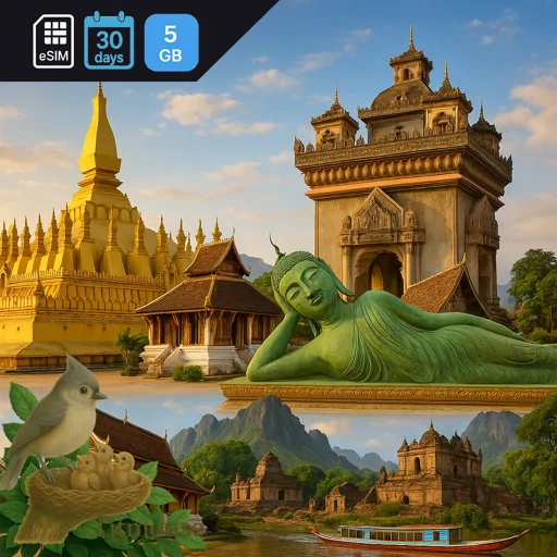 Laos - 5 GB - 30 Days
