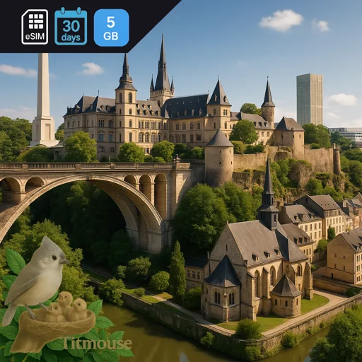 Luxembourg - 5 GB - 30 days