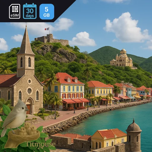 Saint Martin (French Part) - 5 GB - 30 Days