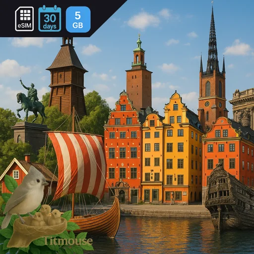 Sweden - 5 GB - 30 Days
