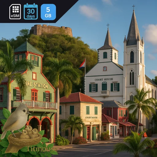 Sint Maarten (Dutch Part) - 5 GB - 30 days