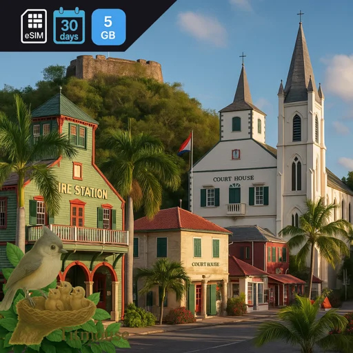 Sint Maarten (Dutch Part) - 5 GB - 30 days