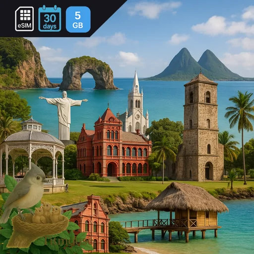 Trinidad and Tobago - 5 GB - 30 Days