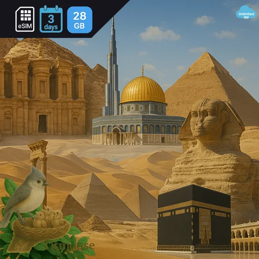 Middle East and North Africa - Unlimited - 3 days