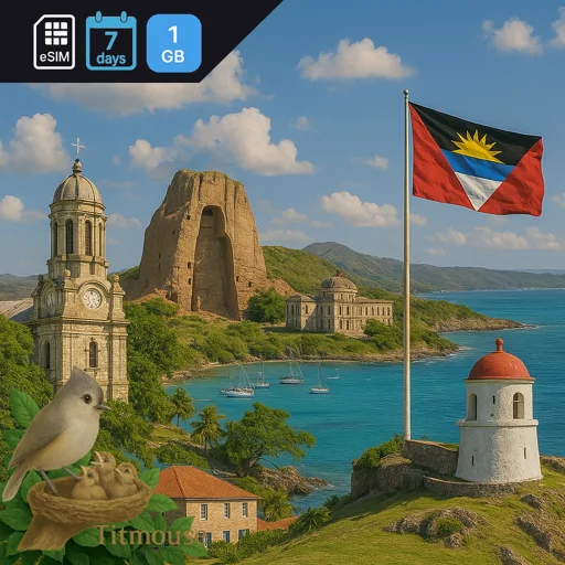Antigua And Barbuda - 1 GB - 7 Days