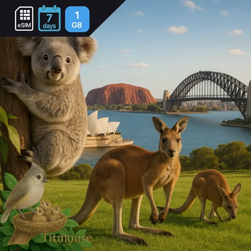 Australia - 1 GB - 7 days