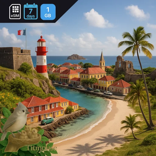 Saint Barthélemy - 1 GB - 7 Days