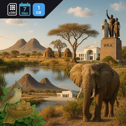 Botswana - 1 GB - 7 Days
