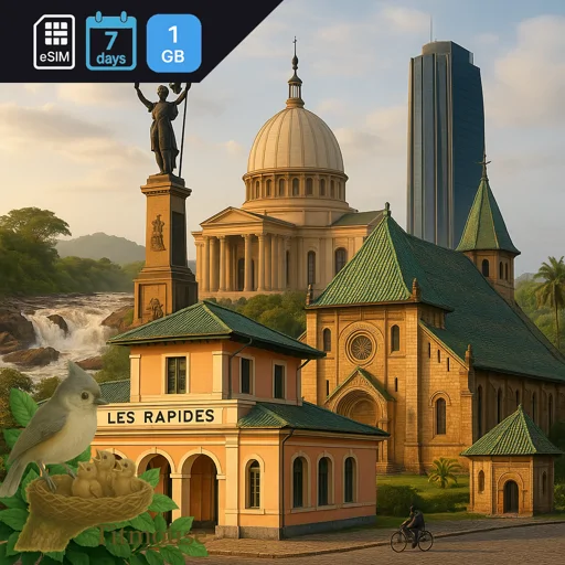 Republic of the Congo - 1 GB - 7 Days