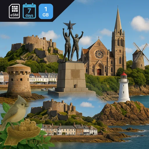 Jersey - 1 GB - 7 Days