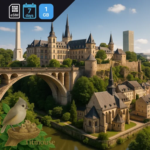 Luxembourg - 1 GB - 7 days