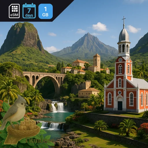 Réunion - 1 GB - 7 Days