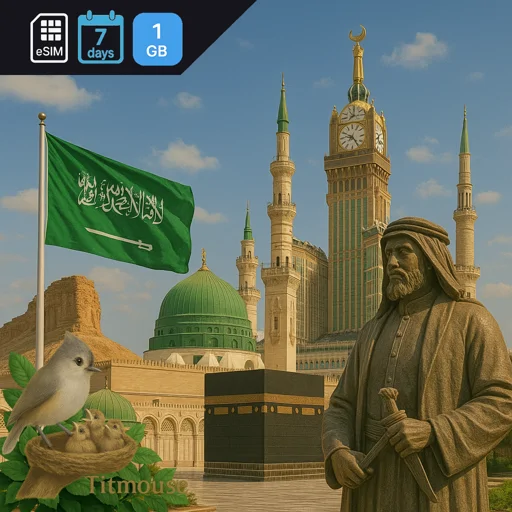 Saudi Arabia - 1 GB - 7 Days