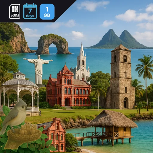 Trinidad and Tobago - 1 GB - 7 Days