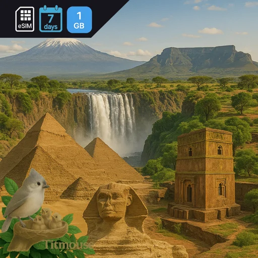 Africa - 1 GB - 7 Days