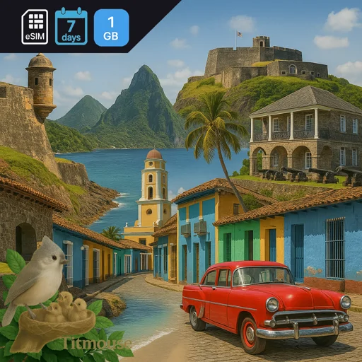 Caribbean Islands - 1 GB - 7 Days