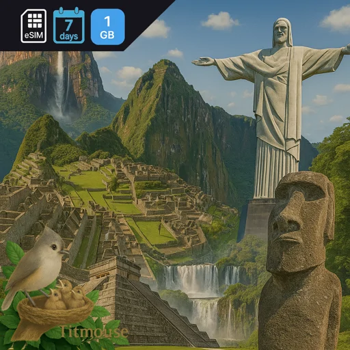 Latin America - 1 GB - 7 days