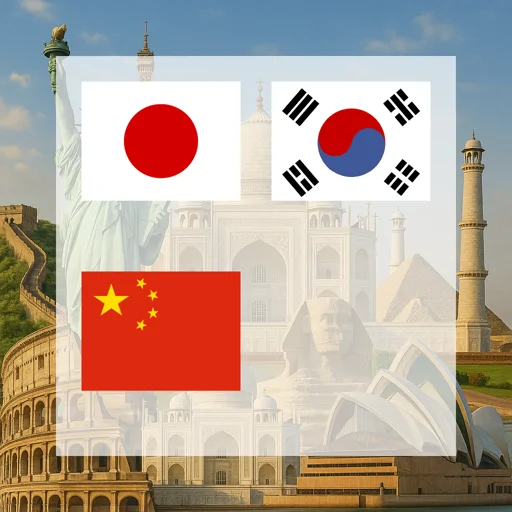 China mainland & Japan & South Korea 3GB 15Days