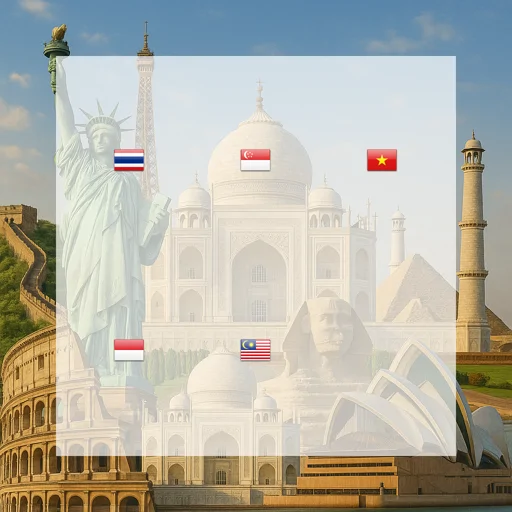 Singapore & Malaysia & Vietnam & Thailand & Indonesia 1GB/Day Unlimited