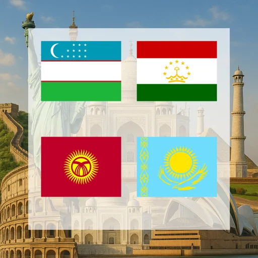 Central Asia (4 areas) 1GB/Day
