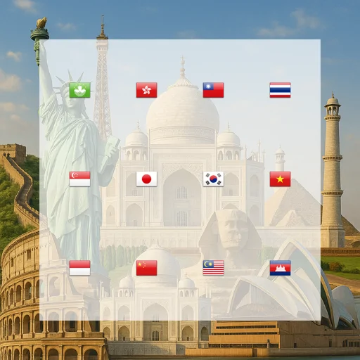 Asia (12 areas) 3GB/Day